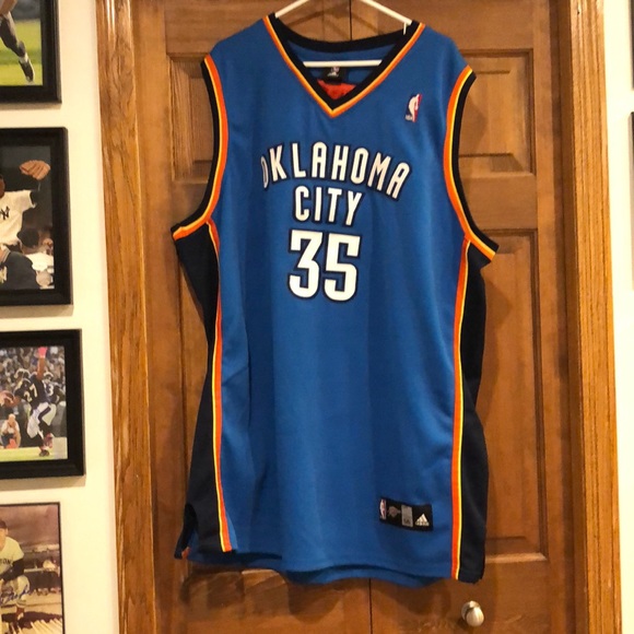 Kevin Durant OKC Adidas Basketball Jersey - Picture 2 of 4